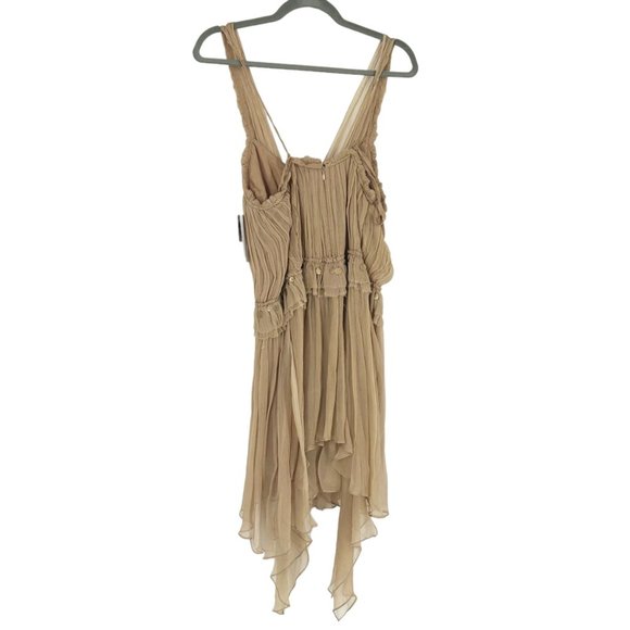 NWT Brenda Knight x Free People Helene of Troy Crinkle Embellished Mini Dress - Picture 3 of 10